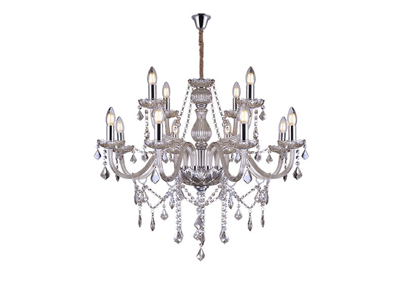 lustre glam maria tereza champanhe 12 bracos e14 taschibra