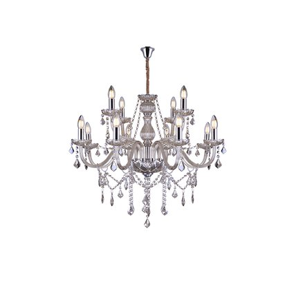 lustre glam maria tereza champanhe 12 bracos e14 taschibra