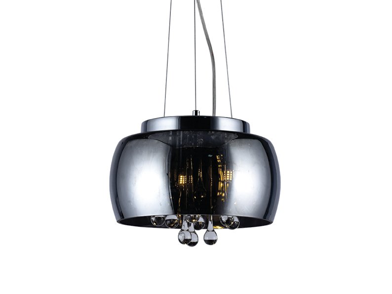 lustre pendente coliseu 300 fume e27 bivolt taschibra
