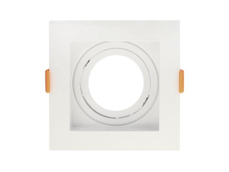 spot recuado de embutir quadrado movel mr16 branco taschibra