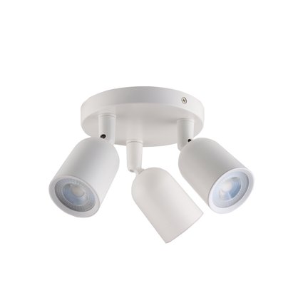 spot de led direct triplo mr16 circular 12w branco taschibra
