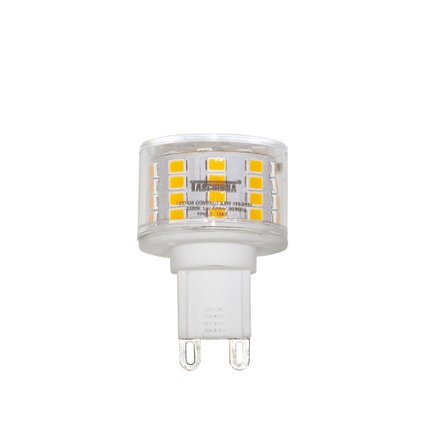 lampada led g9 compact 3 5w taschibra bivolt 2200k luz quente