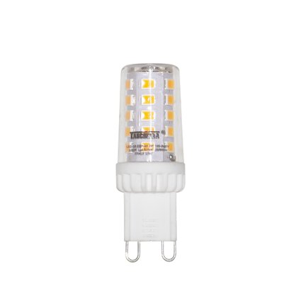 lampada led g9 espiga 3w taschibra bivolt 2200k luz quente
