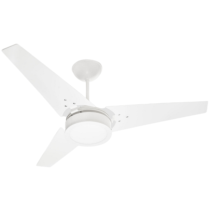 ventilador de teto venti delta ideal led 3 pas branco 6000k luz branca