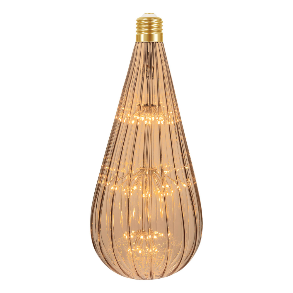 lampada led taschibra vintage fireworks bt125 e27 bivolt