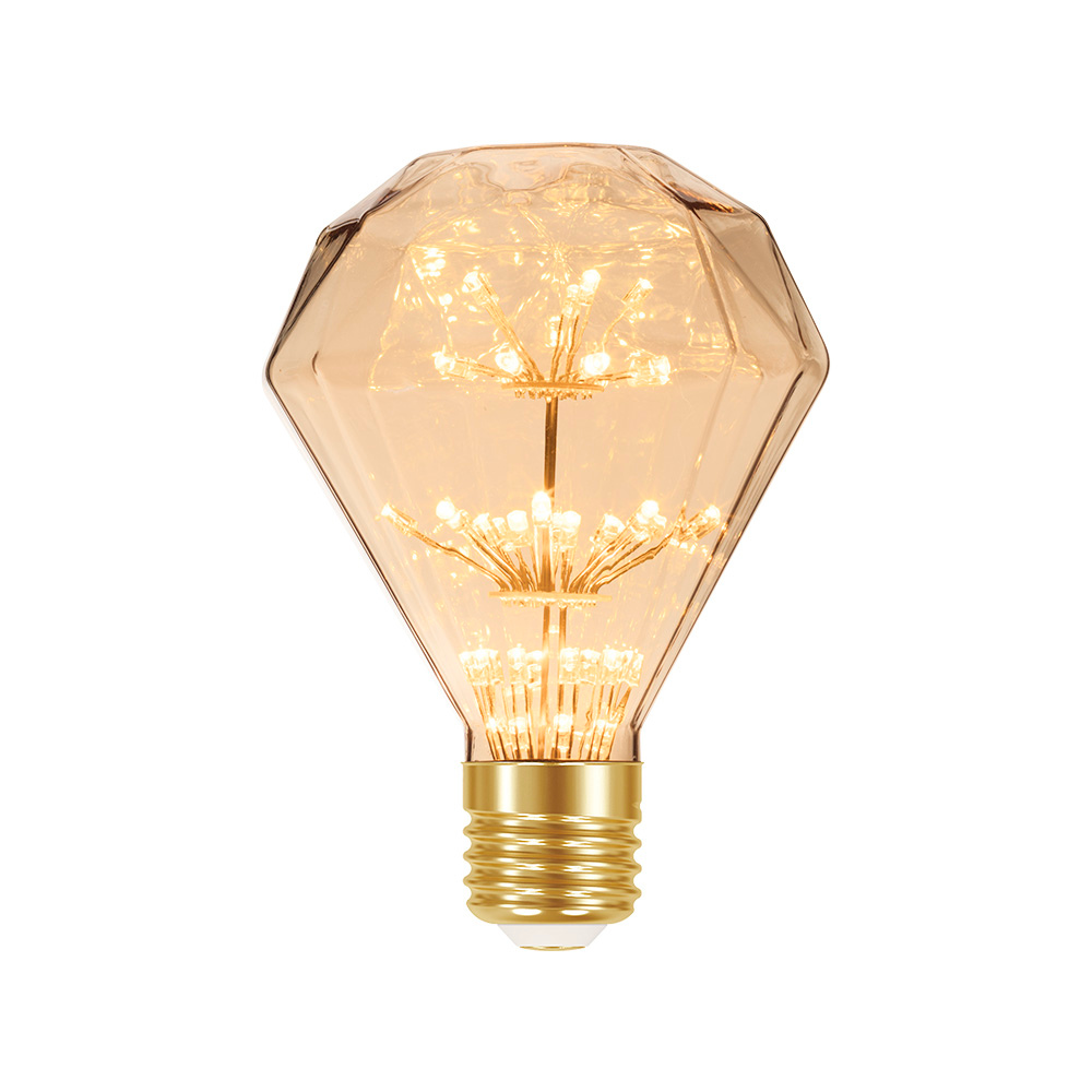 lampada led taschibra vintage fireworks d95 e27 bivolt
