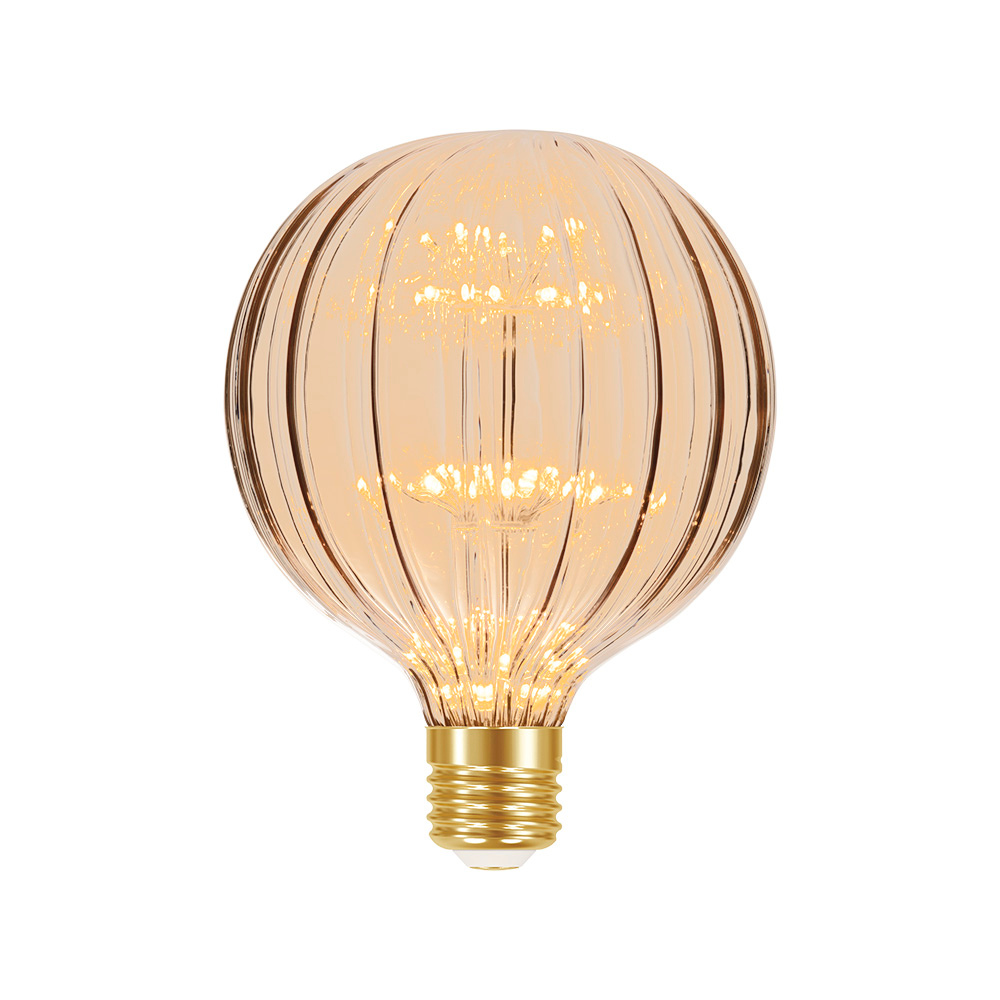 lampada led taschibra vintage fireworks g125 e27 bivolt