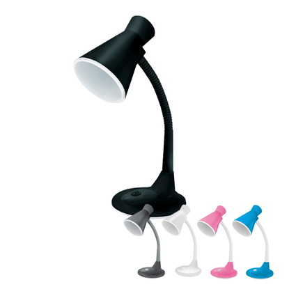 luminaria de mesa taschibra tlm 03 articulavel e27 bivolt