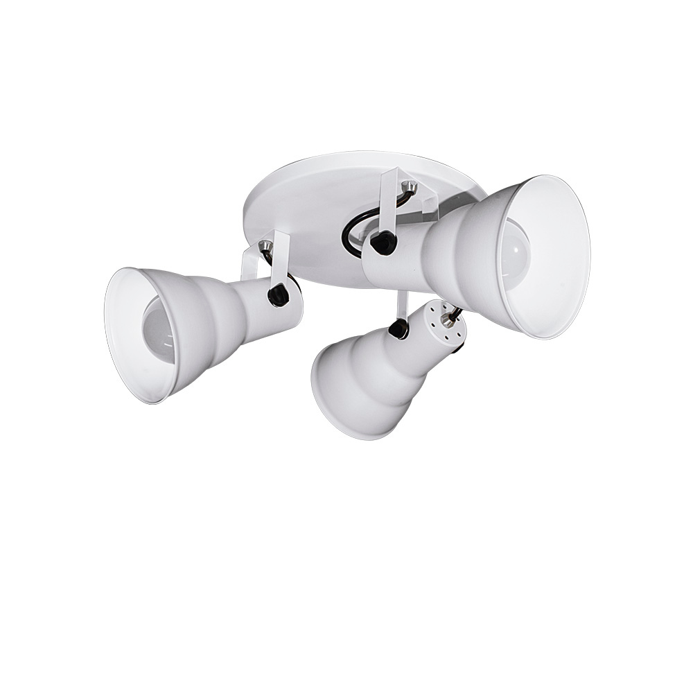 spot de sobrepor hol triplo circular 3xe27 taschibra bivolt br