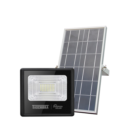 refletor solar de led tr sun taschibra 25 40w preto 6500k