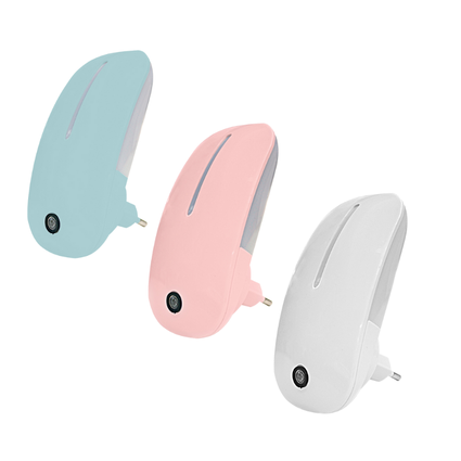 luz guia noturno collors com sensor taschibra 1w bivolt