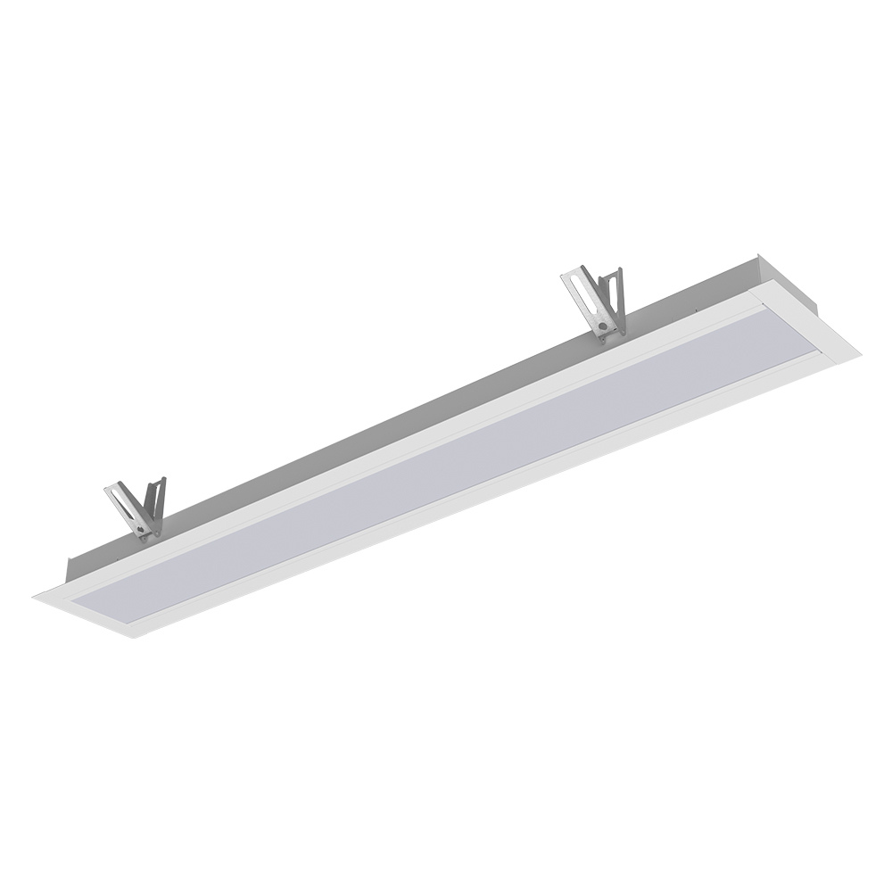luminaria embutir taschibra vetor led linear 35w bivolt branca