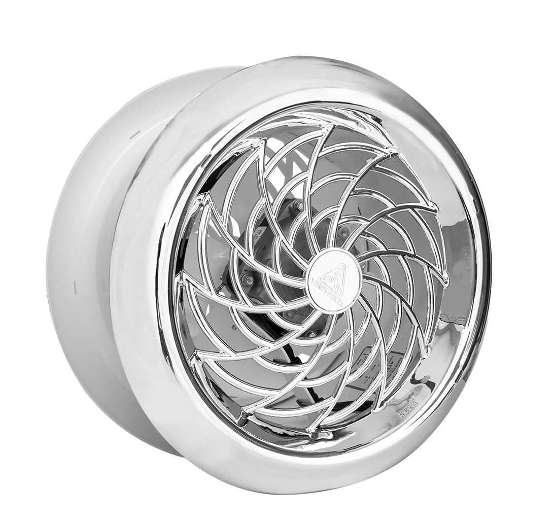 exaustor venti delta residencial 25cm cromo bivolt