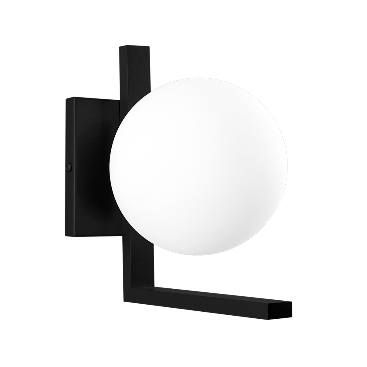 arandela startec havana globo e27 moderna bivolt preto