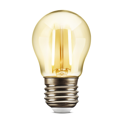 lampada led elgin filamento vintage bolinha g45 e27 bivolt