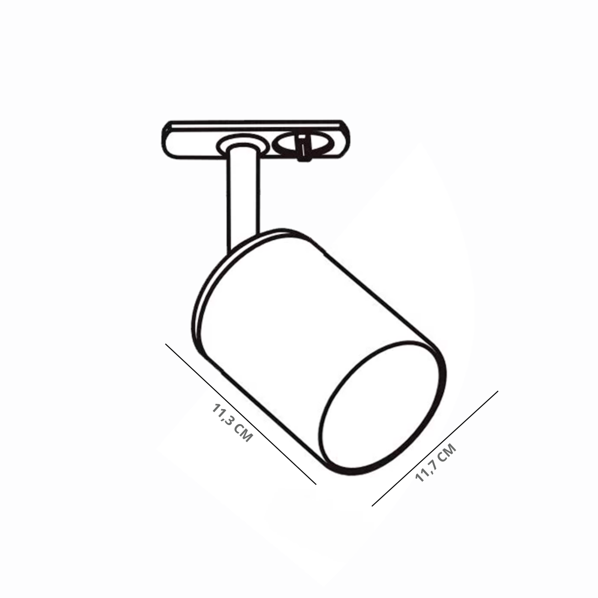 Spot Direcionável Taschibra Track AR111 GU10 Para Trilho Bivolt