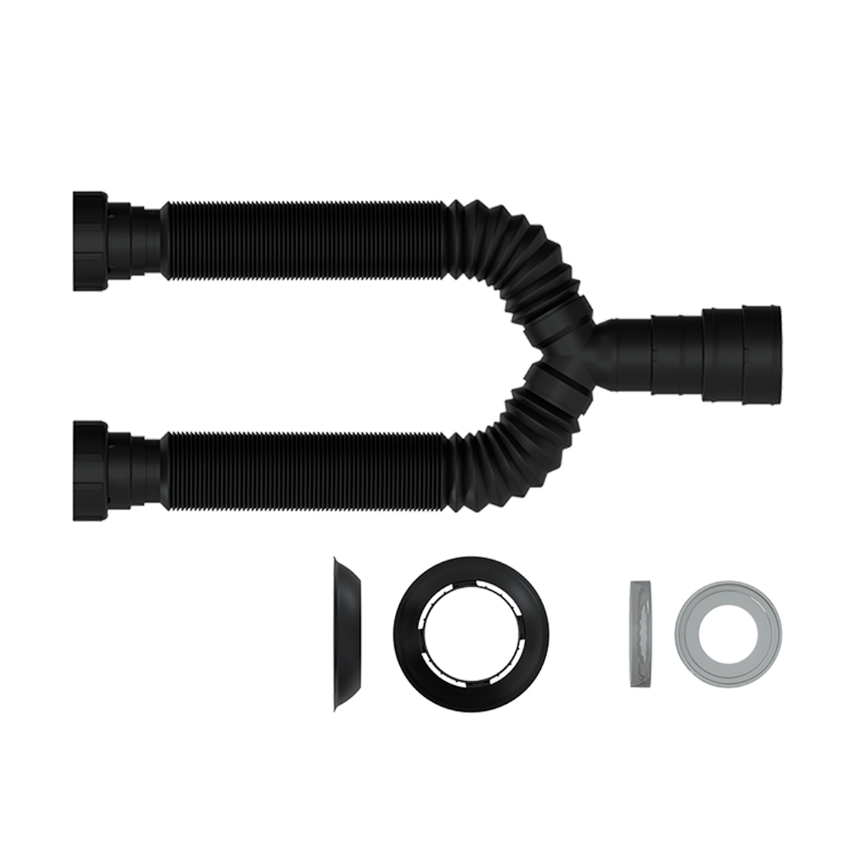 sifao flexivel blukit tubo extensivo duplo universal preto