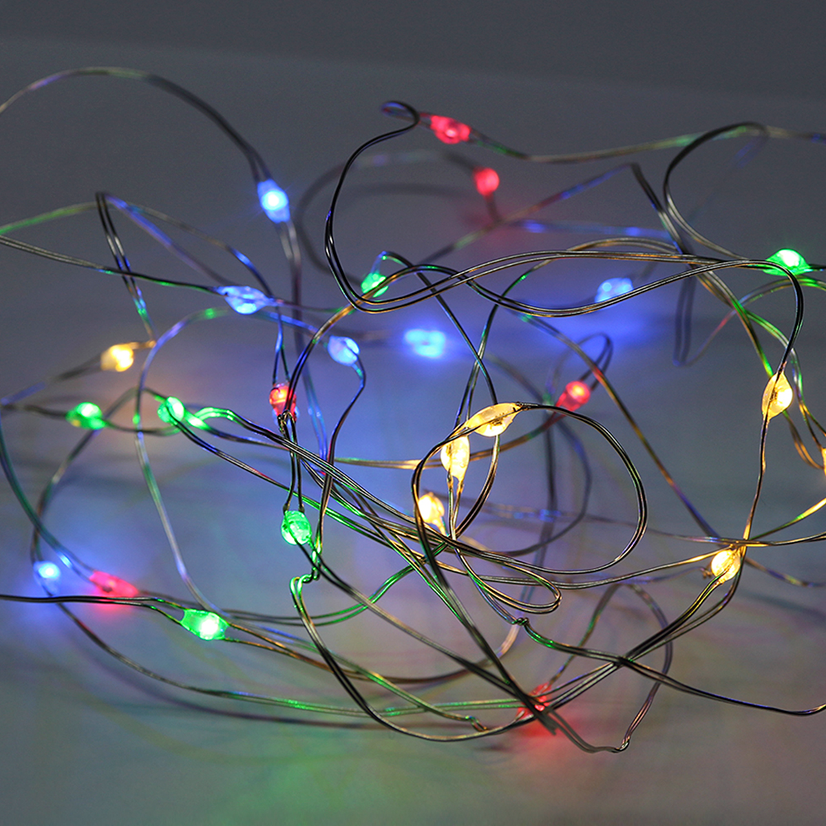 cordao decorativo taschibra arame led iluminado colorido 3m a pilha2