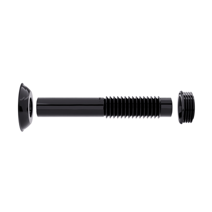 tubo de ligacao blukit ajustavel para vaso sanitario preto