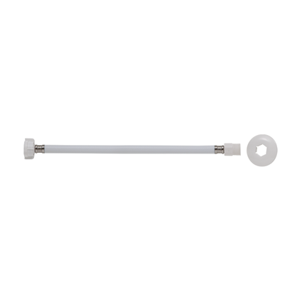 ligacao flexivel para agua blukit 1 2 40cm pvc branco