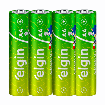pilha alcalina elgin aa 1 5v cartela com 4 unidades