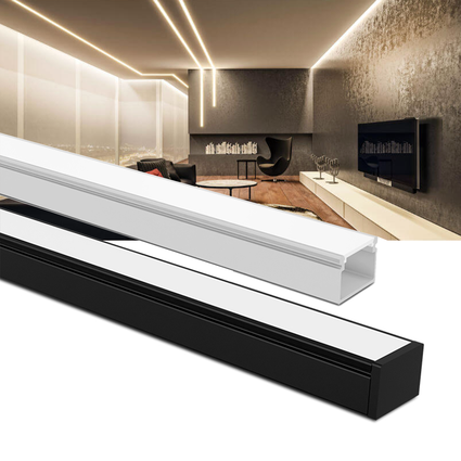 perfil led sobrepor taschibra vertex 20