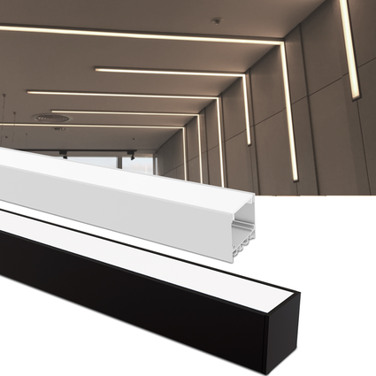perfil sobrepor taschibra led spire 35
