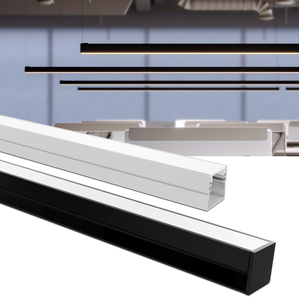 perfil led sobrepor taschibra apex 24