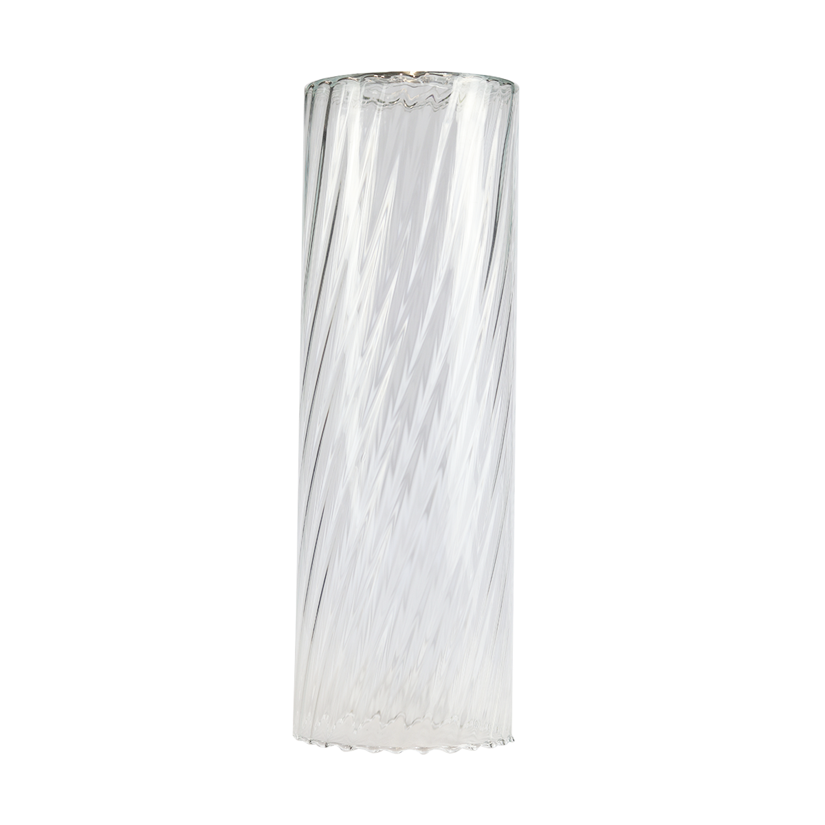 vidro de reposicao taschibra pendente lustre anne rigato transparente