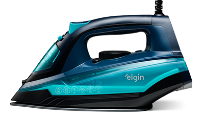 ferro de passar a vapor elgin iron steam pro turbo vapor base ceramica m