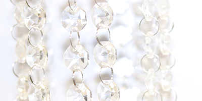 conjunto de cristais para pendente lustre transparente