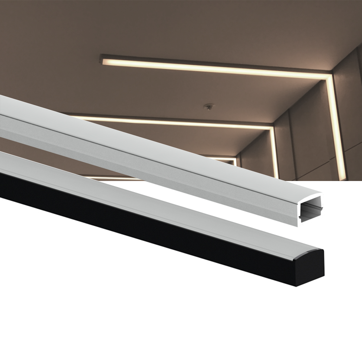 perfil sobrepor taschibra led 0 9x1 6cm sope 3
