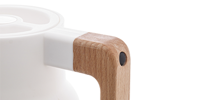 garrafa termica wood fashion com cabo de madeira 1 litro m4