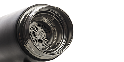 garrafa termica em aco inox com termometro led m2