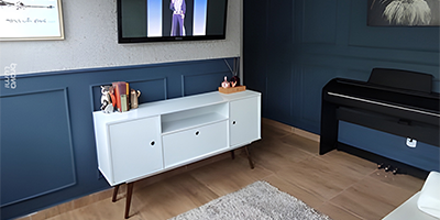moldura boiserie eva autocolante branco m3