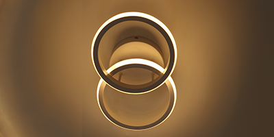 plafon taschibra village circle led 10w 3000k luz amarela bivolt branco m3