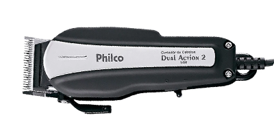 maquininha cortador de cabelos philco dual action titanium m2