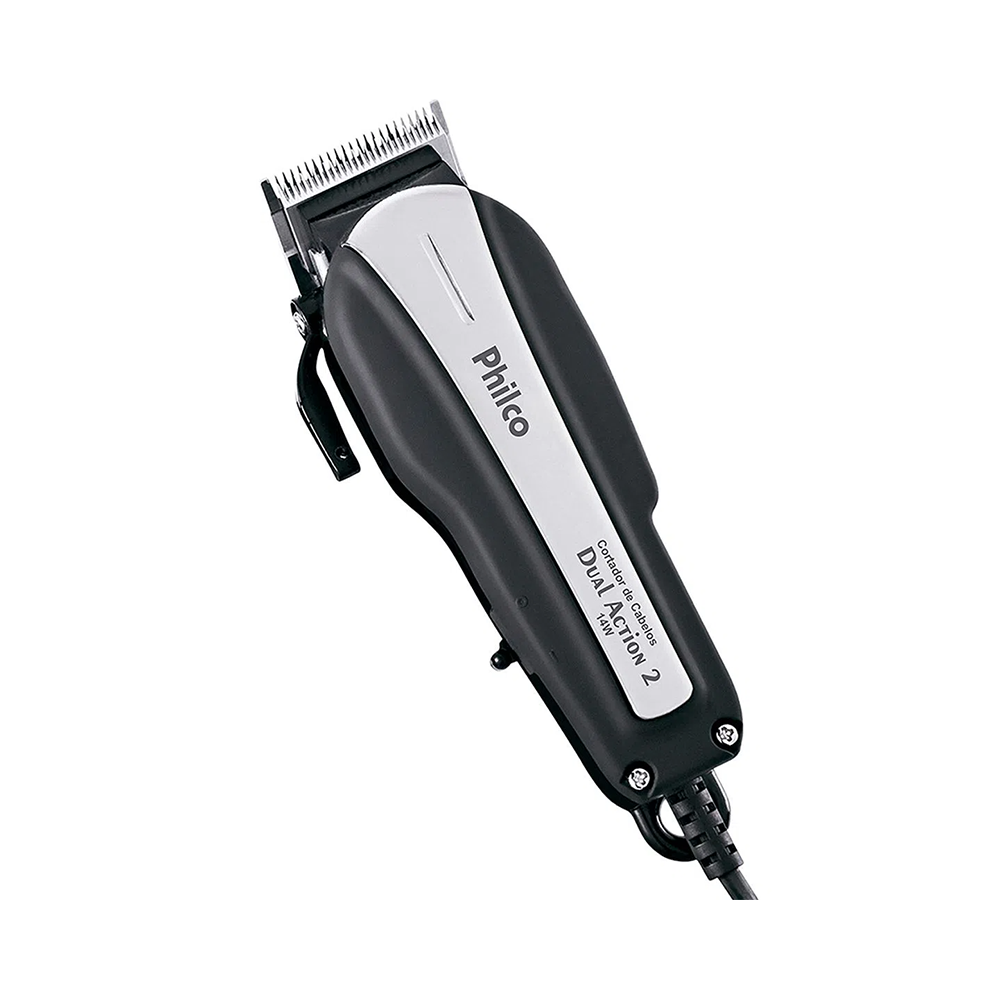 maquininha cortador de cabelos philco dual action titanium