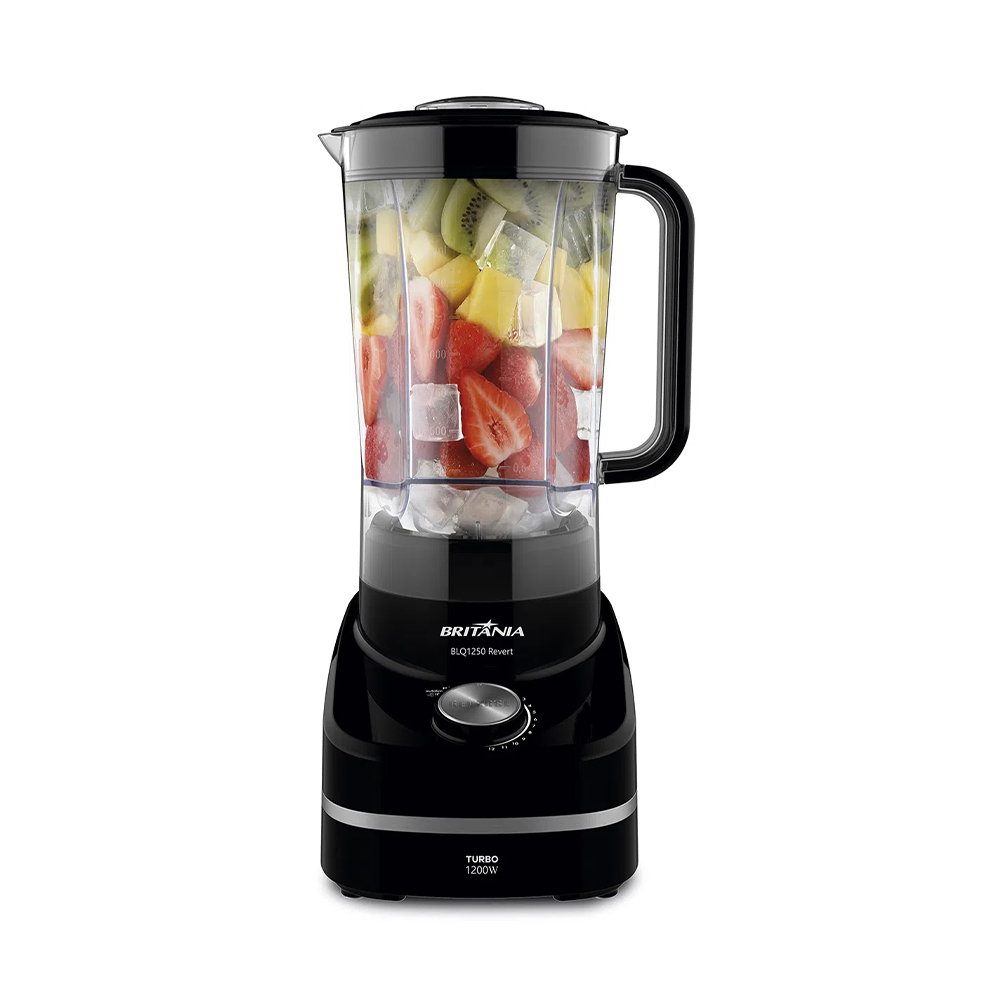 liquidificador britania revert turbo 1200w preto