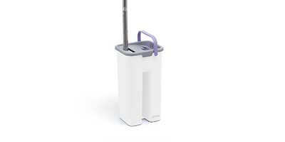 mop simplo slim com balde ultra compacto e esfregao de microfibra m3