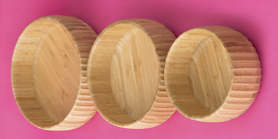 bowl canelado de bambu oikos 15cm redondo m1