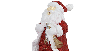 figura natalina mini papai noel com arvore de resina bravadecor m1