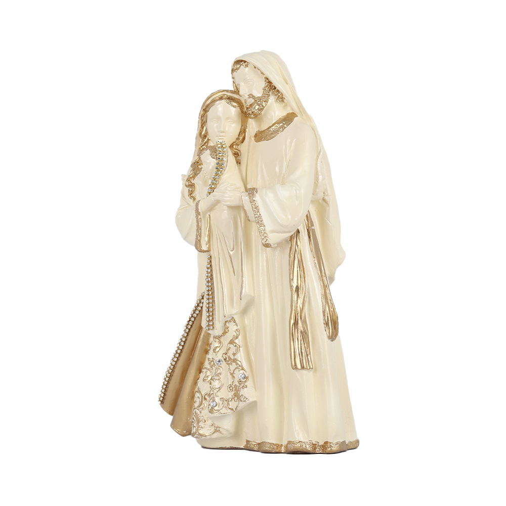 figura decorativa sagrada familia de resina bravadecor 2