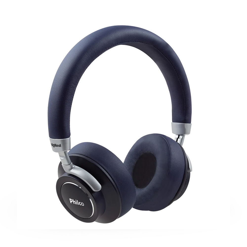 fone de ouvido philco highbeat sem fio bluetooth azul