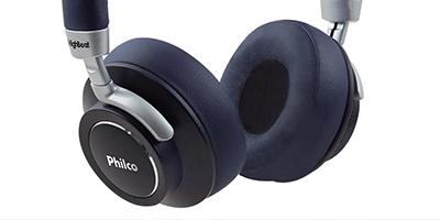 fone de ouvido philco highbeat sem fio bluetooth azul m2