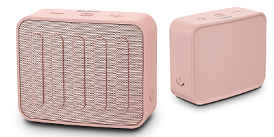 caixa de som philco speaker sem fio bluetooth rosa m2