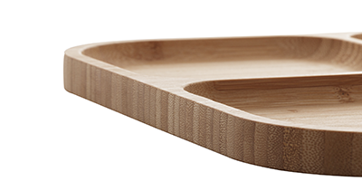 petisqueira de bambu com 4 divisorias quadrada m2