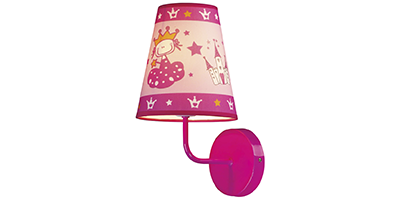 arandela taschibra kids princesa 1xe27 bivolt m2