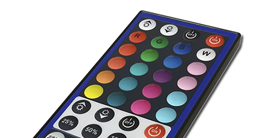 controle remoto taschibra receptor rgbw p fita de led 12v 72w infravermelho m1