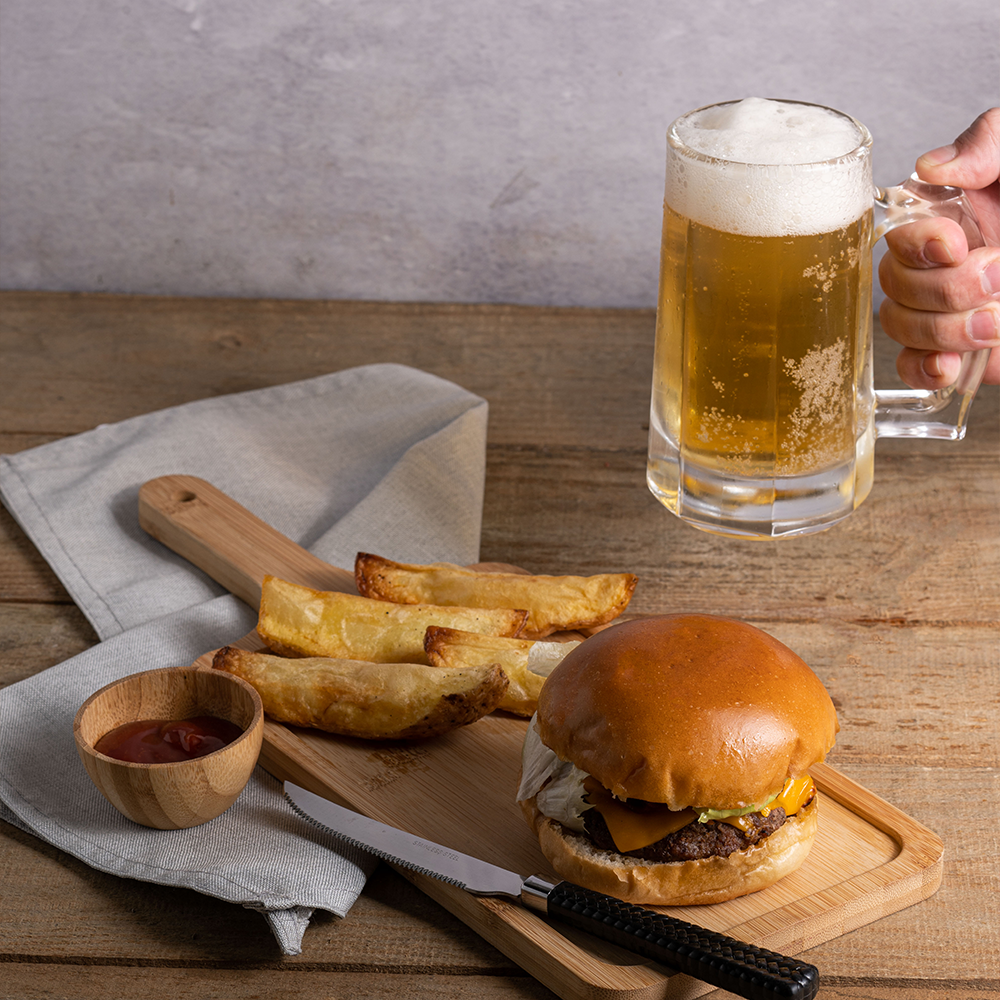 caneca para chopp e cerveja de vidro lyor zero graus 365ml 5